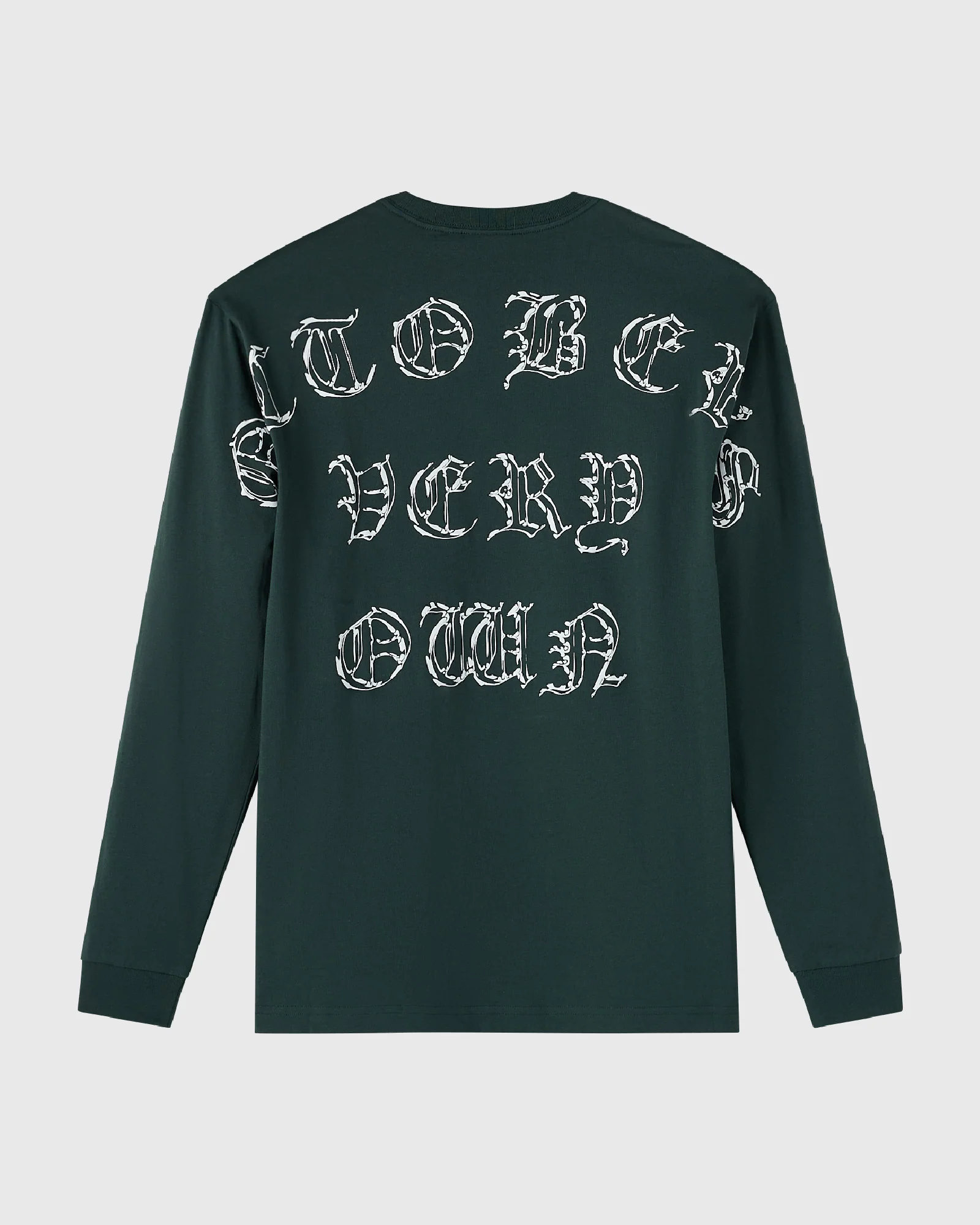 6 God Long-Sleeve Tee - Midnight Green - Image 2