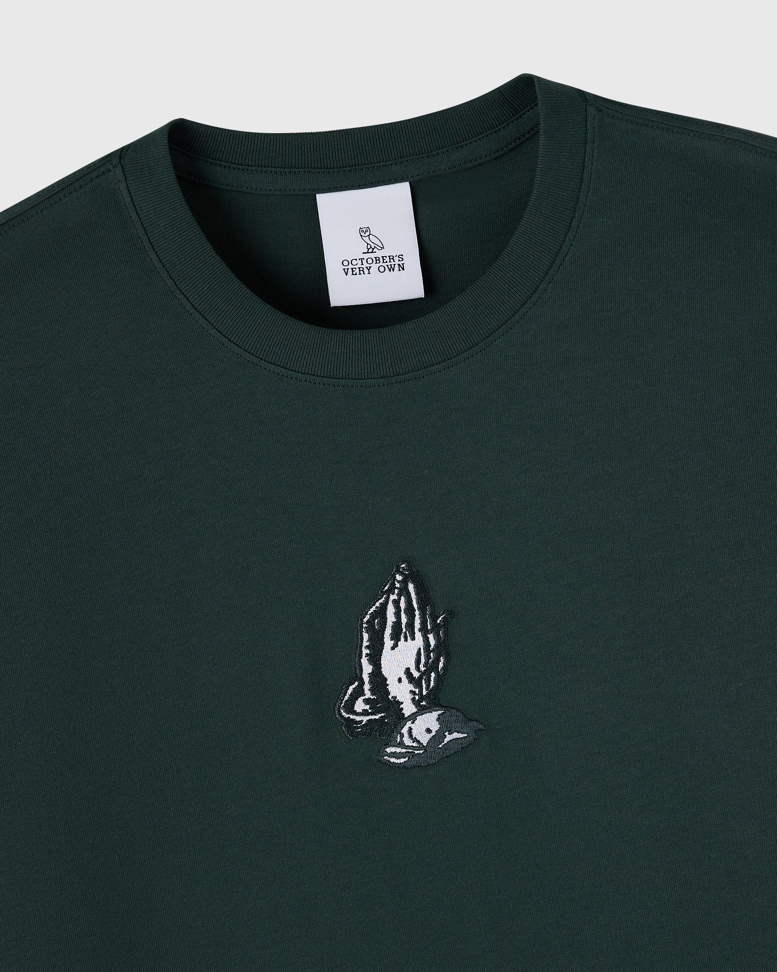 6 God Long-Sleeve Tee - Midnight Green - Image 3