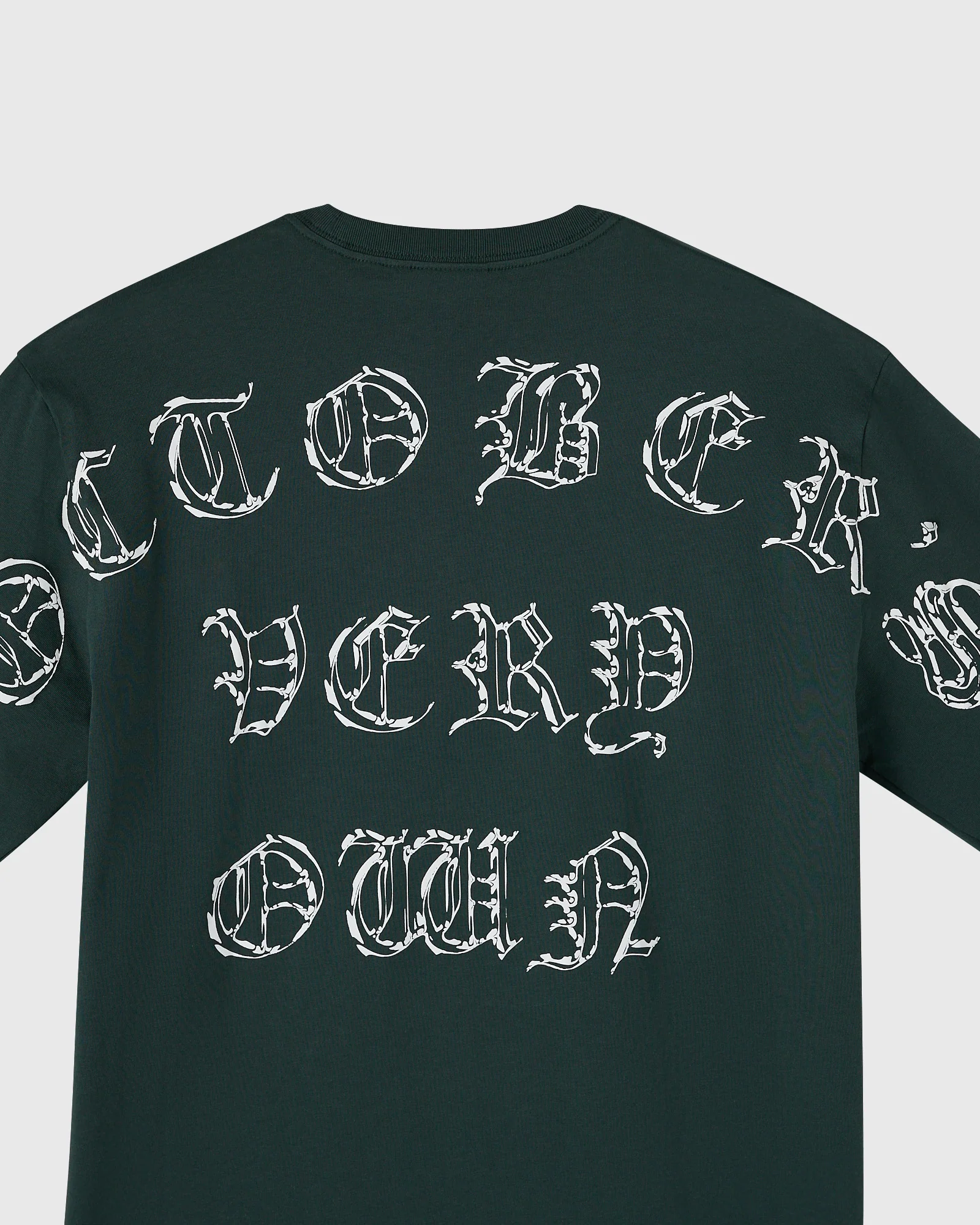 6 God Long-Sleeve Tee - Midnight Green - Image 4