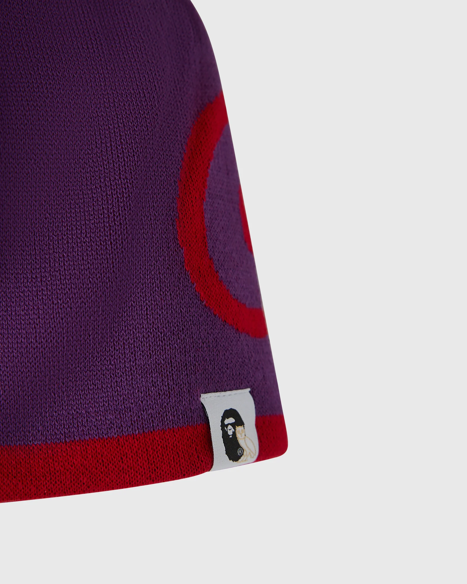 BAPE® OVO-Sta Logo Beanie - Purple - Image 3