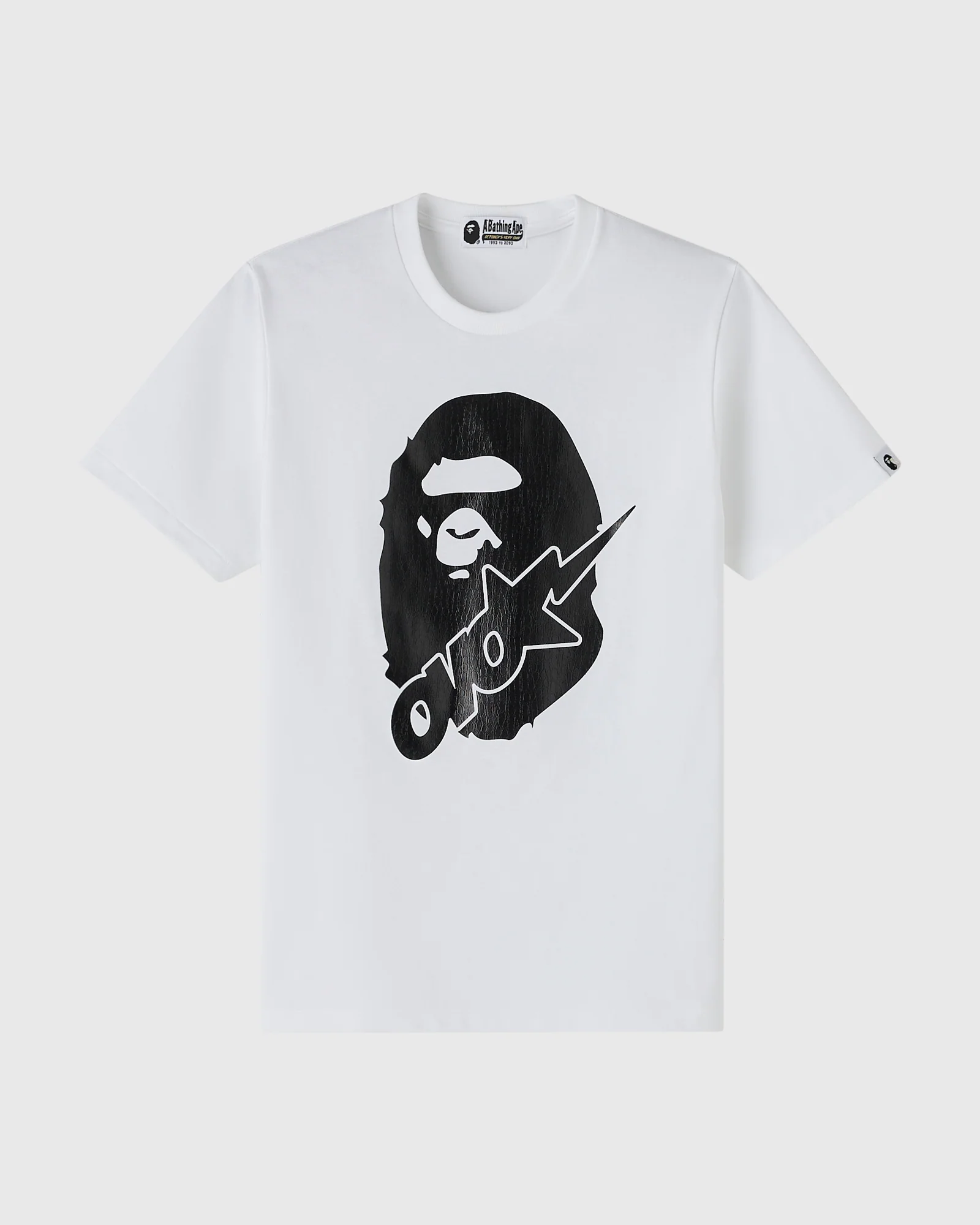 BAPE® OVO-Sta Crocodile Print Tee - White