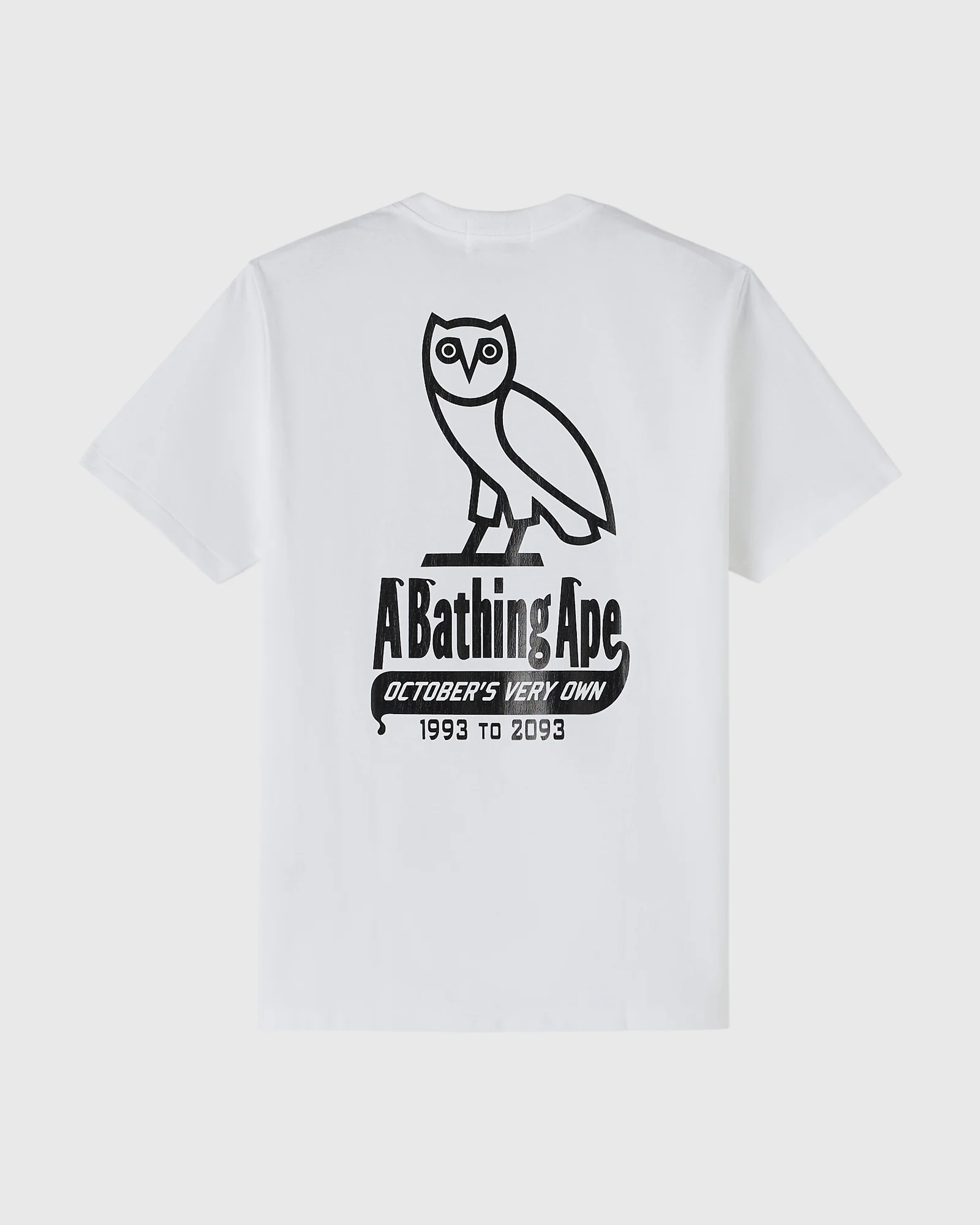 BAPE® OVO-Sta Crocodile Print Tee - White - Image 2