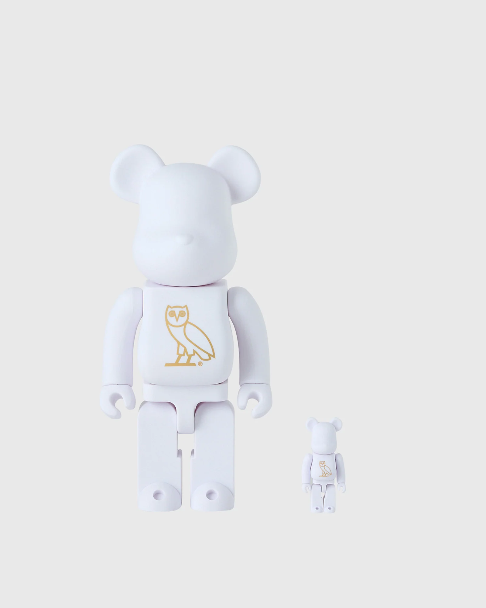 Medicom BE@RBRICK™ 400% & 100% Set - Pearl White