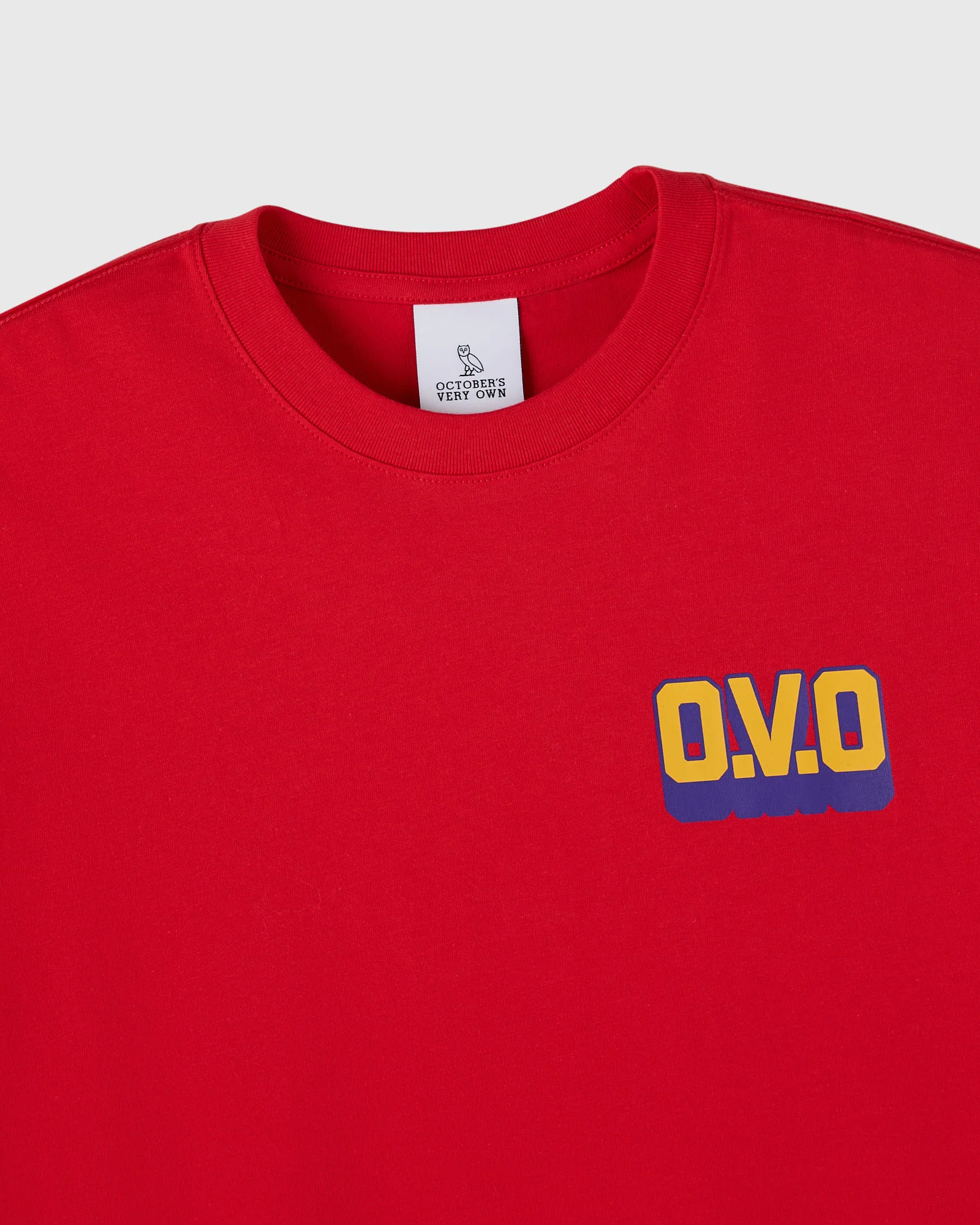 Circle Wordmark Tee - Red - Image 4