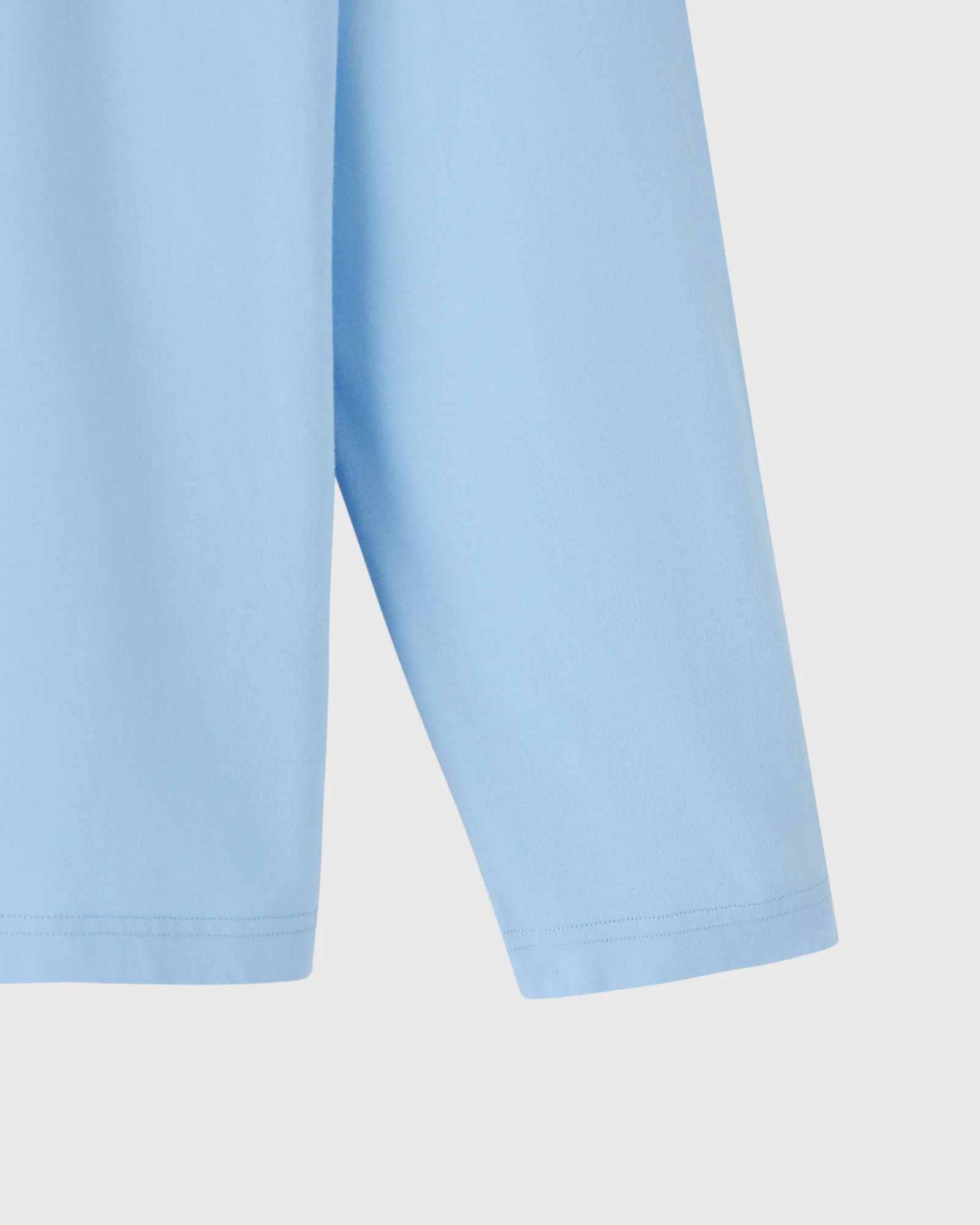 Classic Long-Sleeve Tee - Light Blue - Image 3