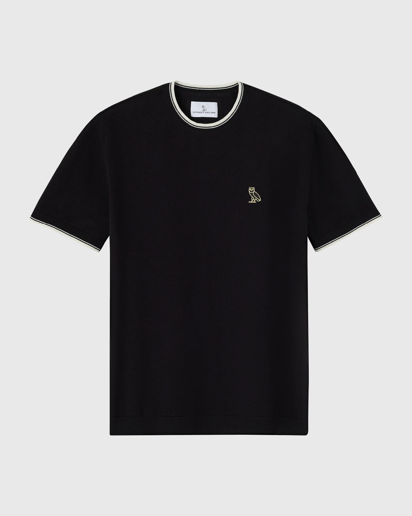 Classic Owl Sweater Tee - Black