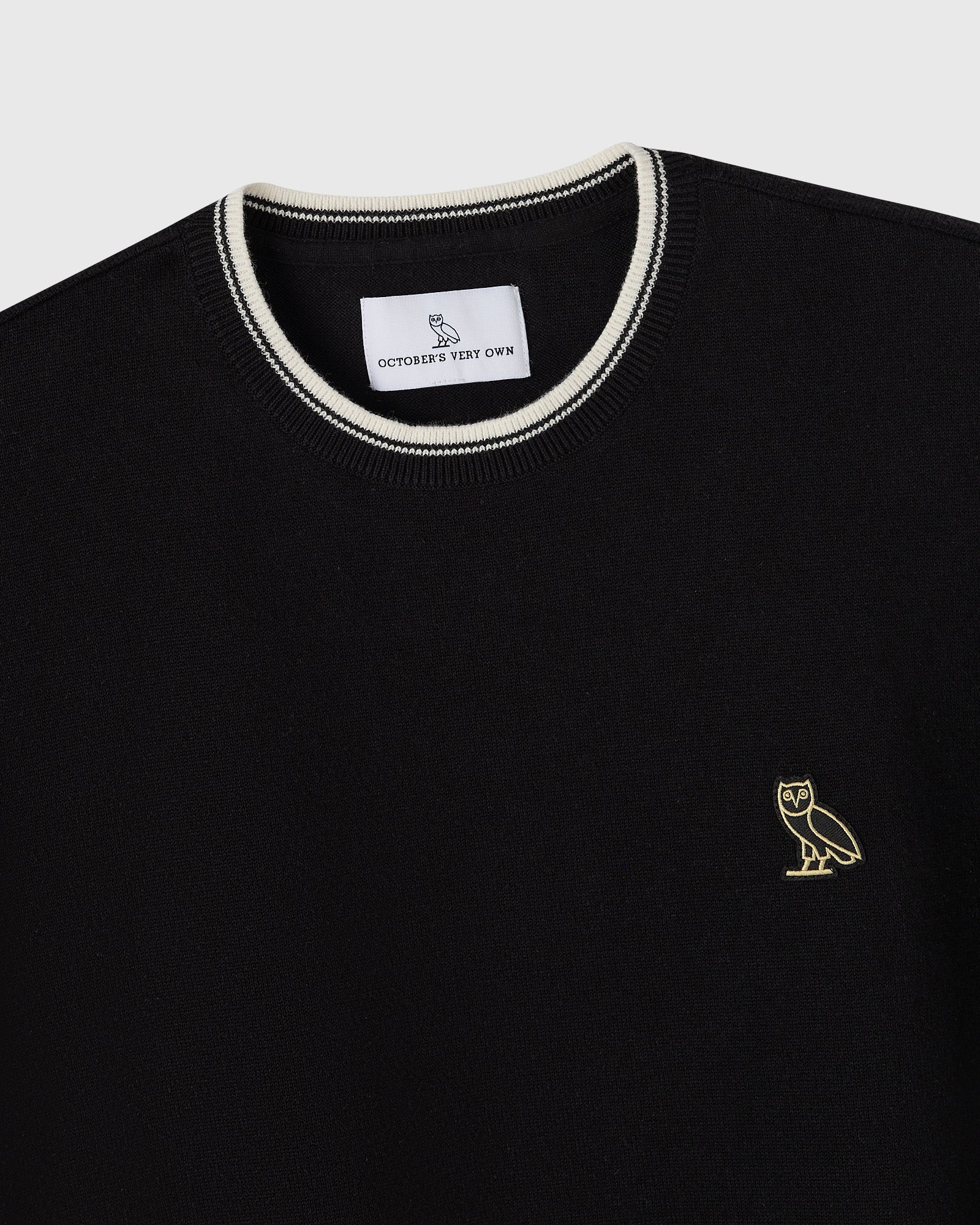 Classic Owl Sweater Tee - Black - Image 2