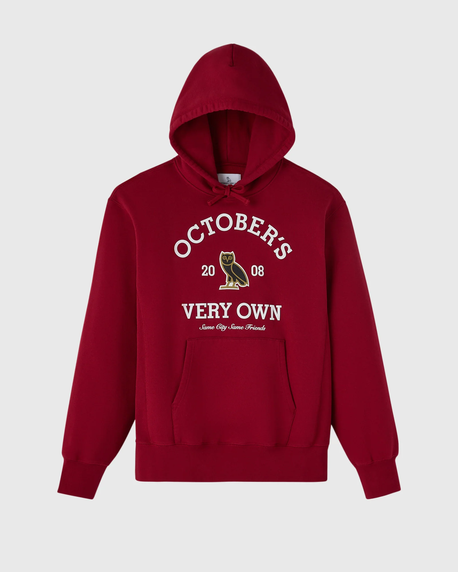 Collegiate Hoodie - Deep Red