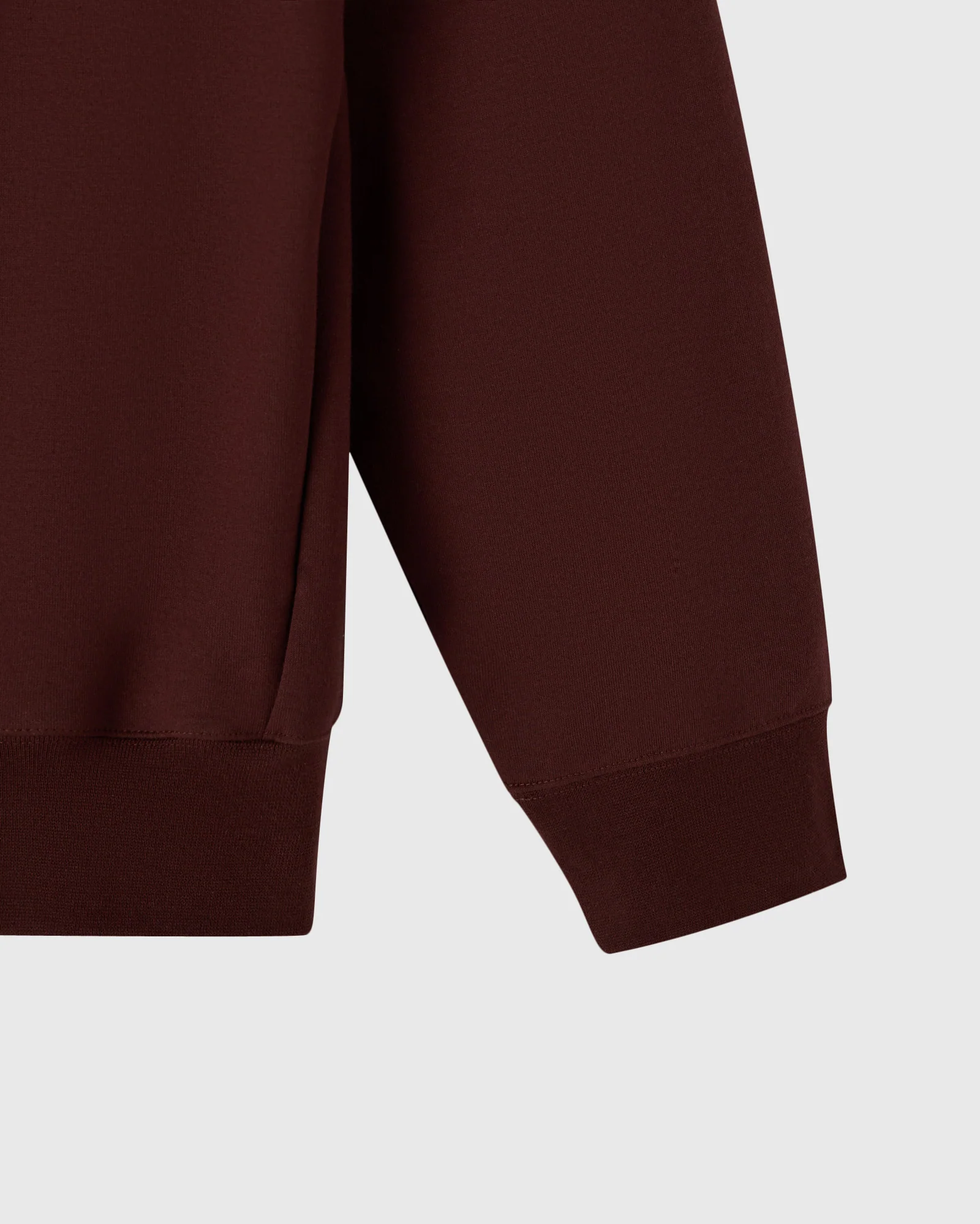 Double Knit Script Hoodie - Cocoa - Image 3