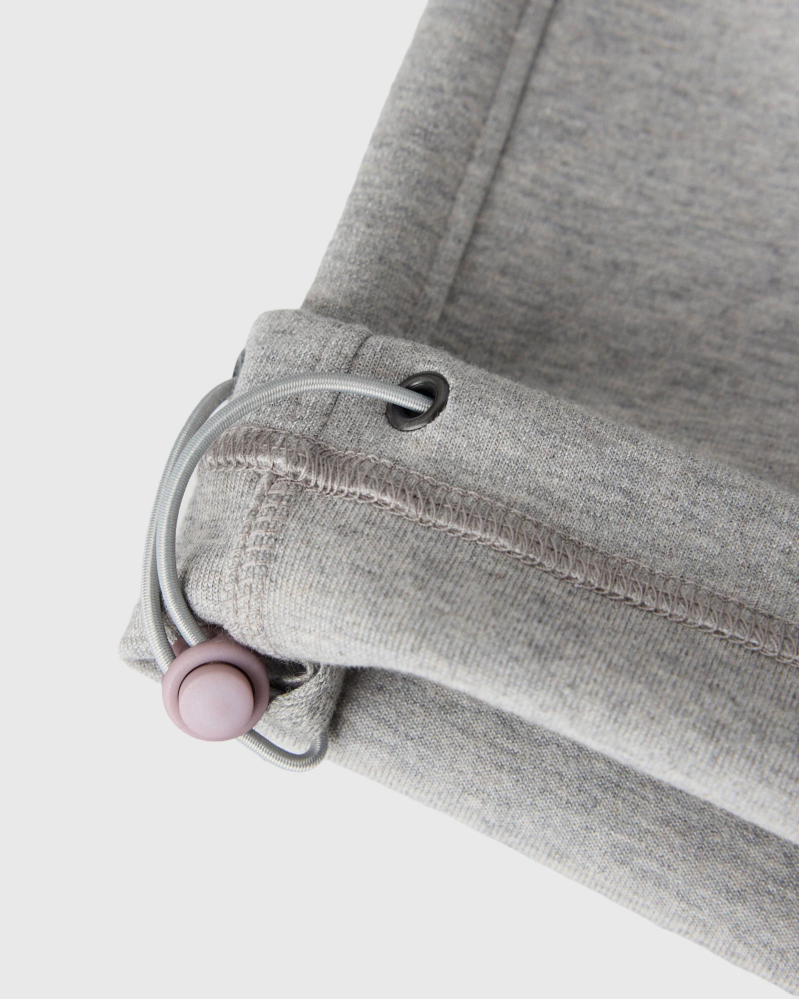 Double Knit Script Sweatpant - Heather Grey - Image 4