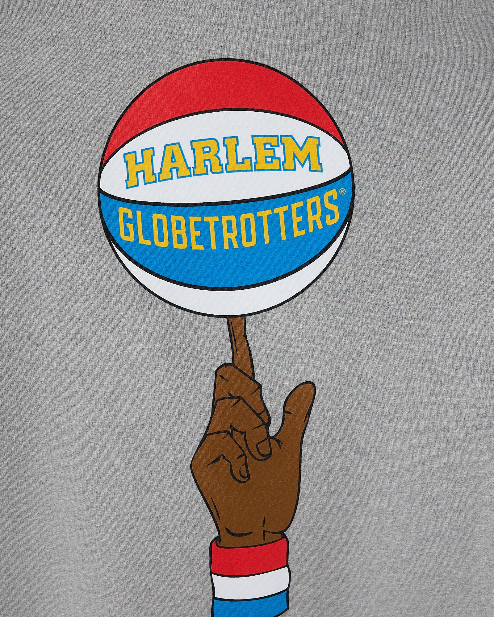 Harlem Globetrotters Hoodie - Heather Grey - Image 4
