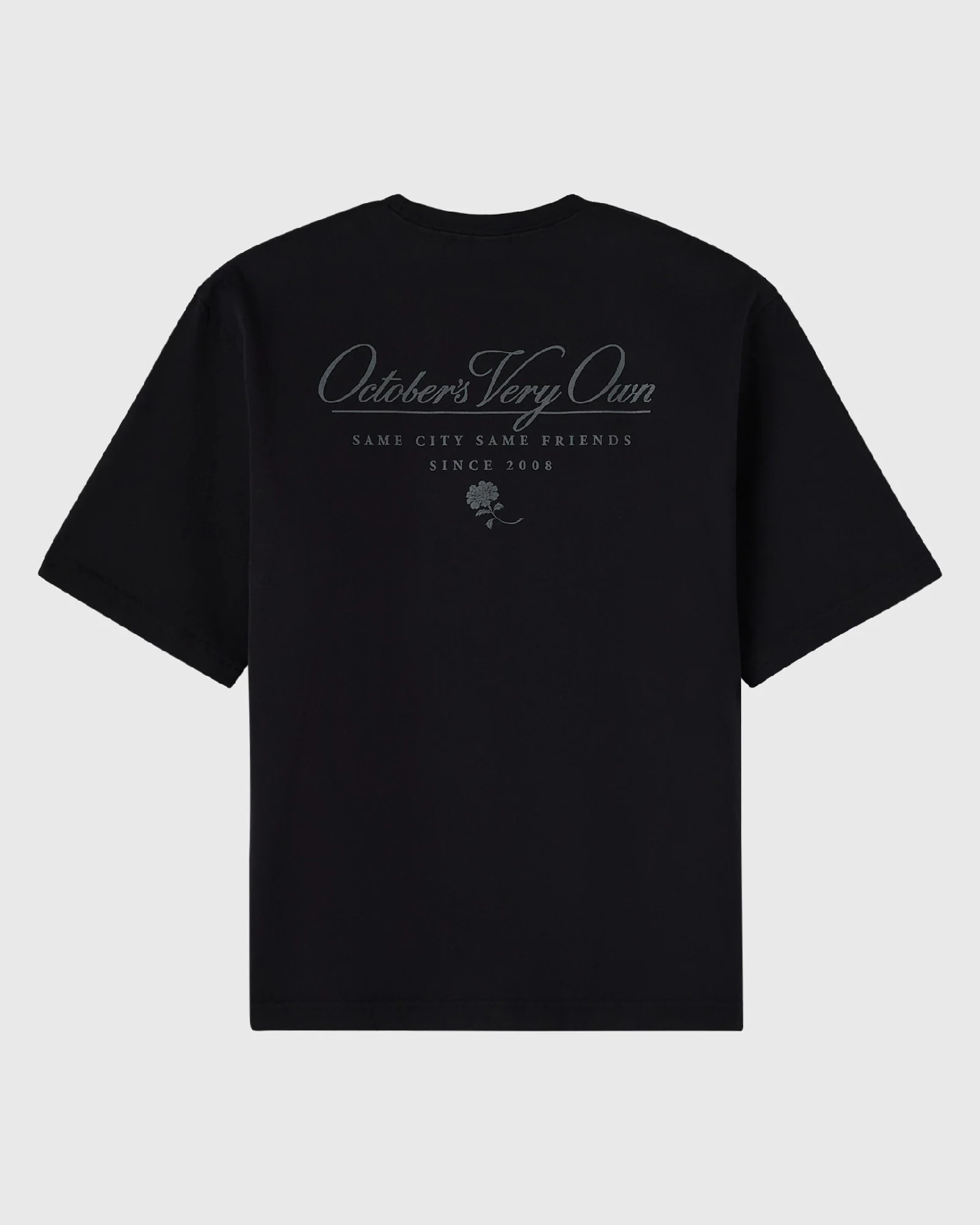Luxe Jersey Script Tee - Black - Image 2
