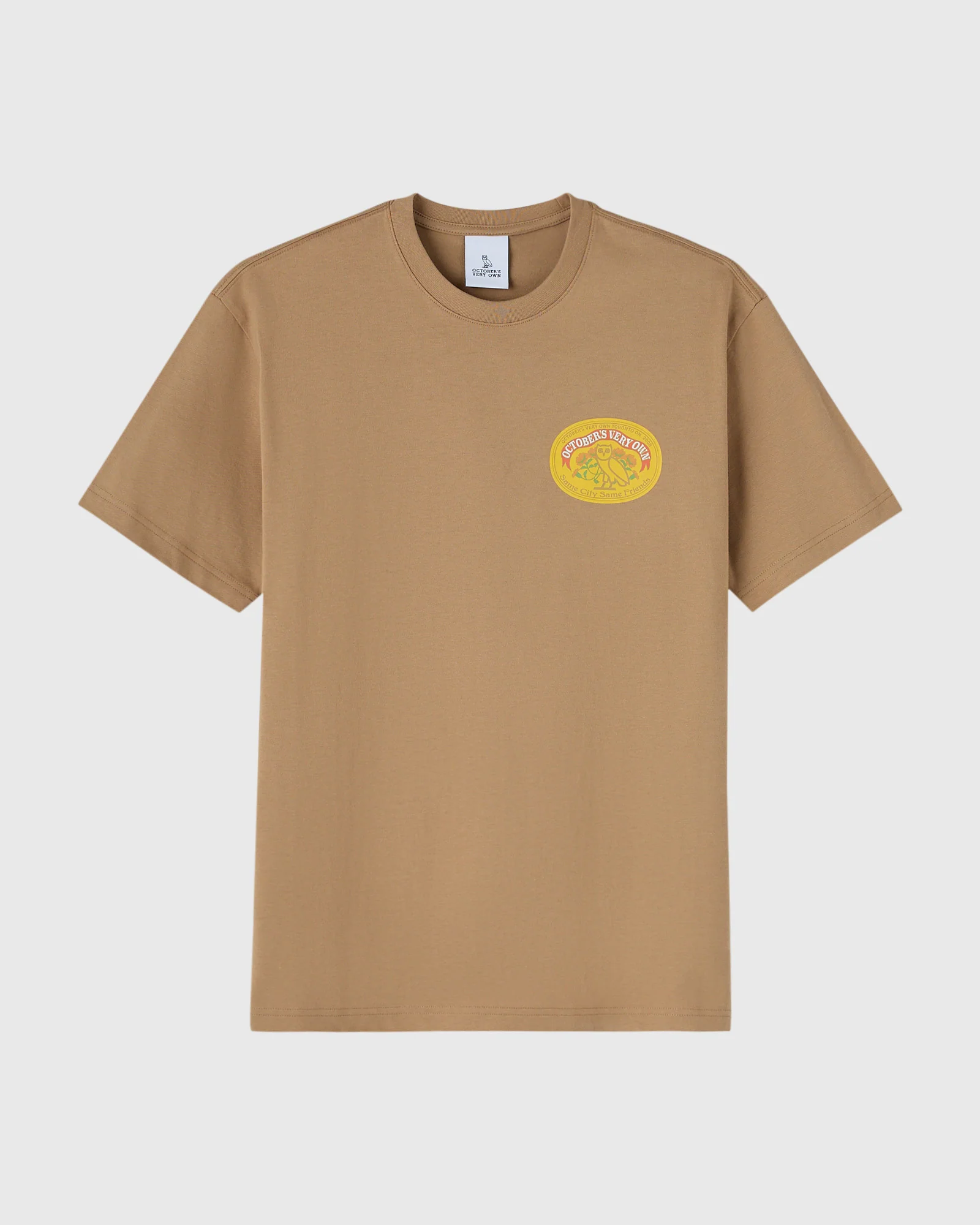 Pom Pom Banner Tee - Camel