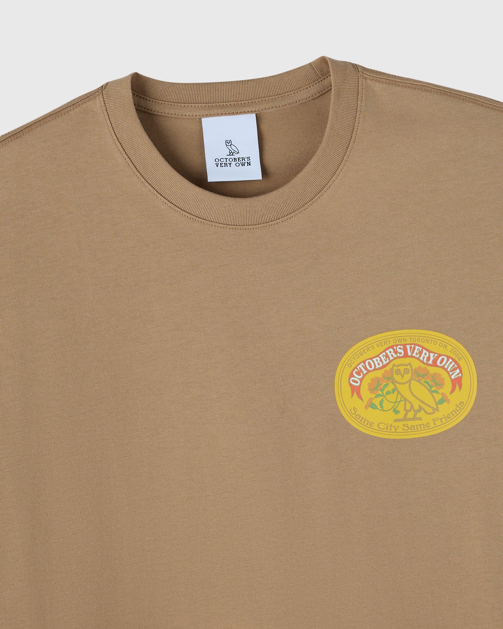 Pom Pom Banner Tee - Camel - Image 2