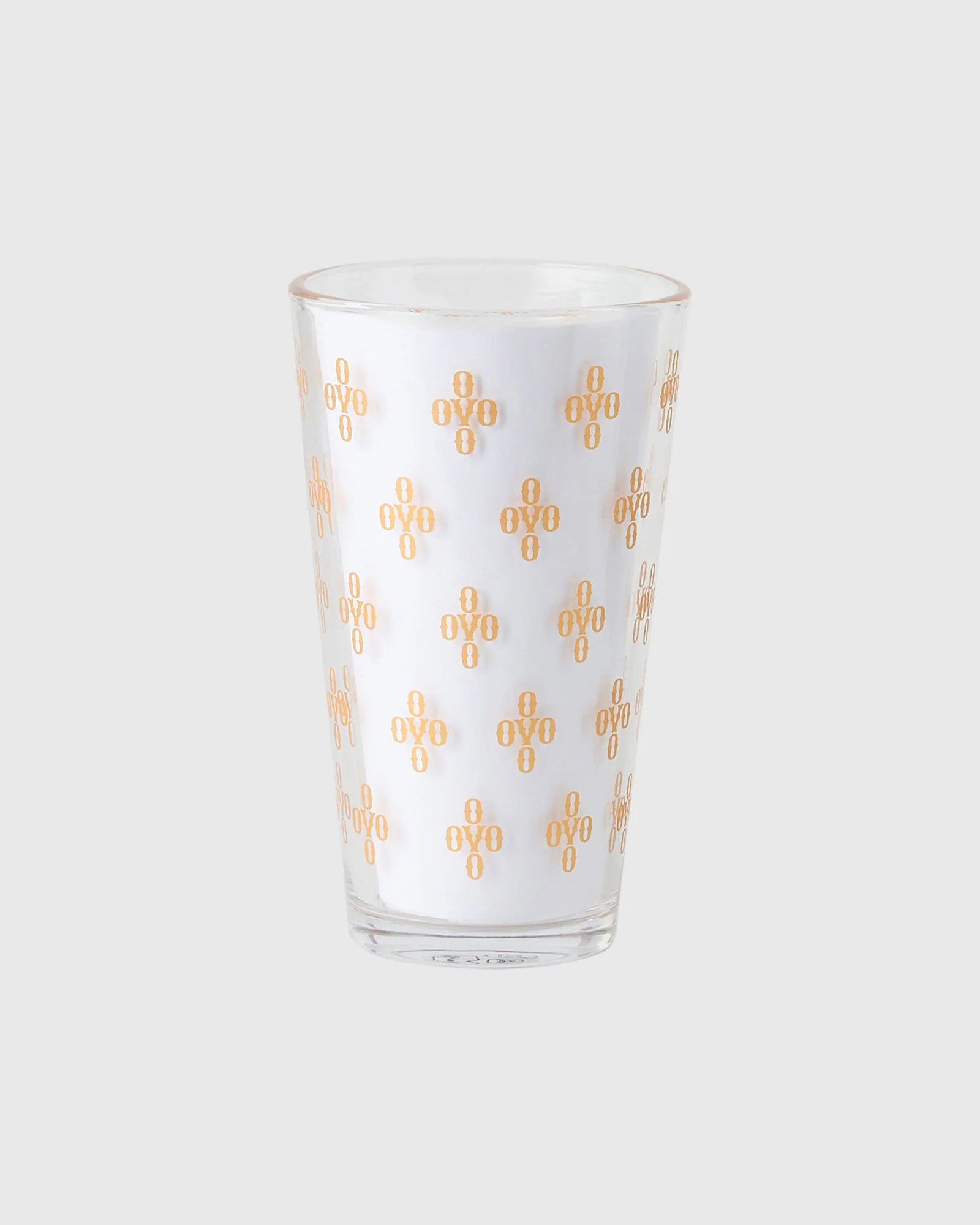 Pom Pom Drinking Glass - Clear