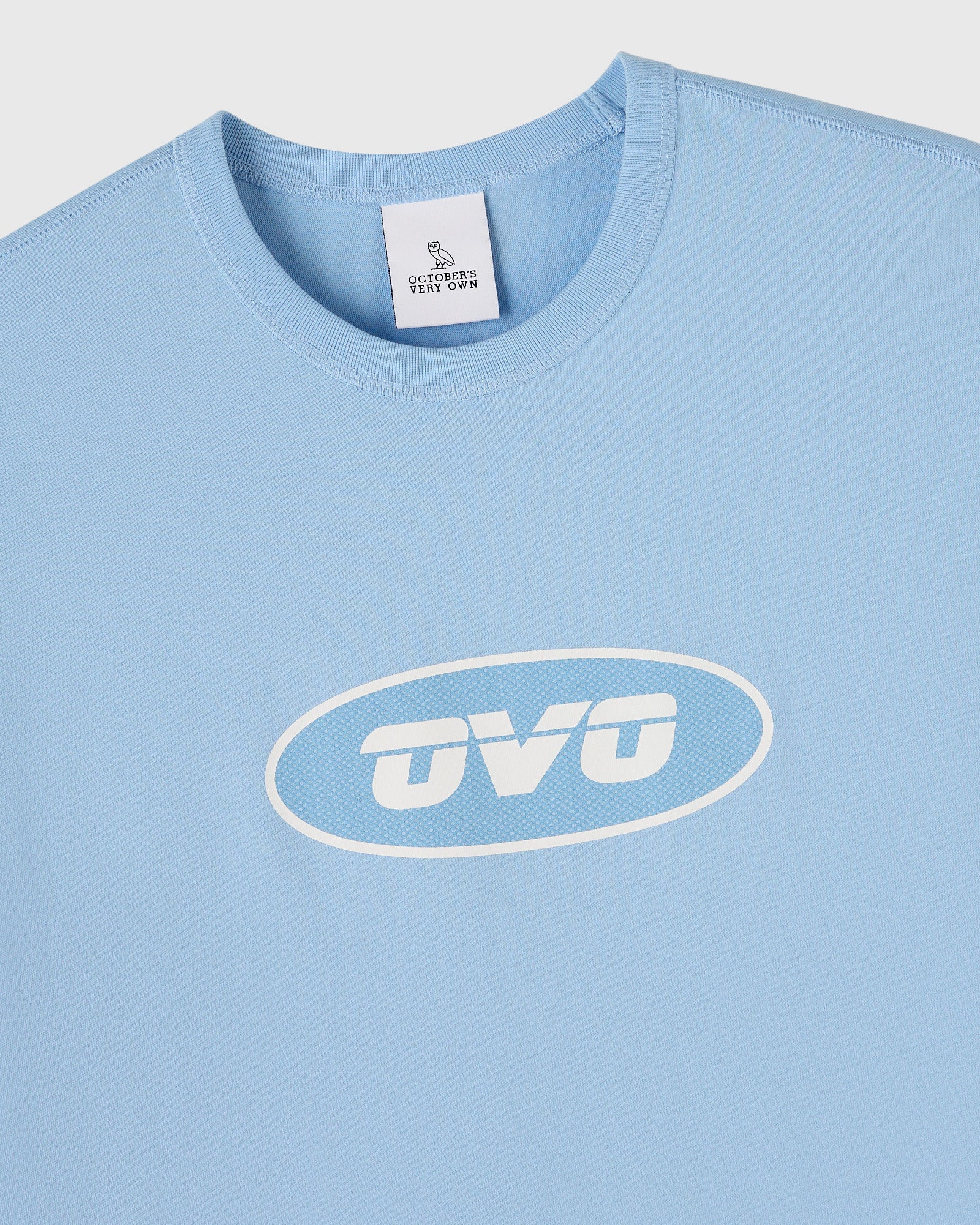 Runner Mesh Print Muscle Tee - Light Blue - Image 3