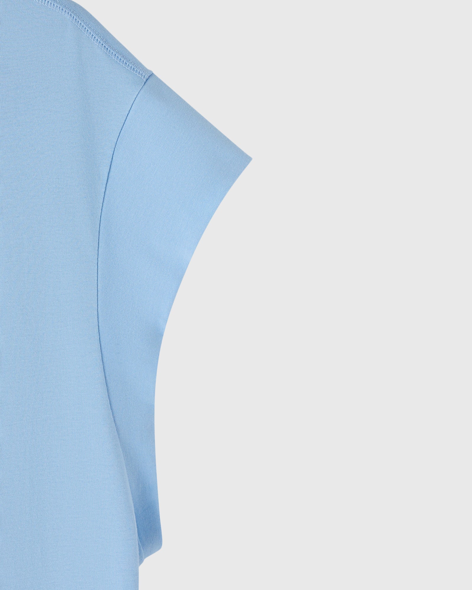 Runner Mesh Print Muscle Tee - Light Blue - Image 5