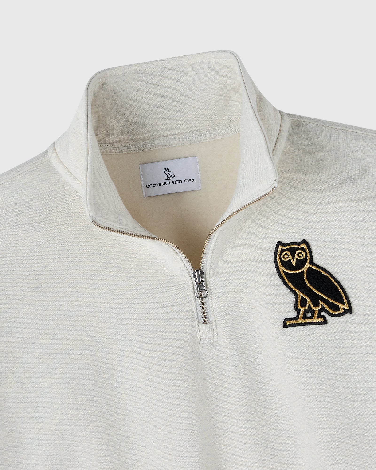 Signature Quarter-Zip Mockneck - Ash Heather Grey - Image 3