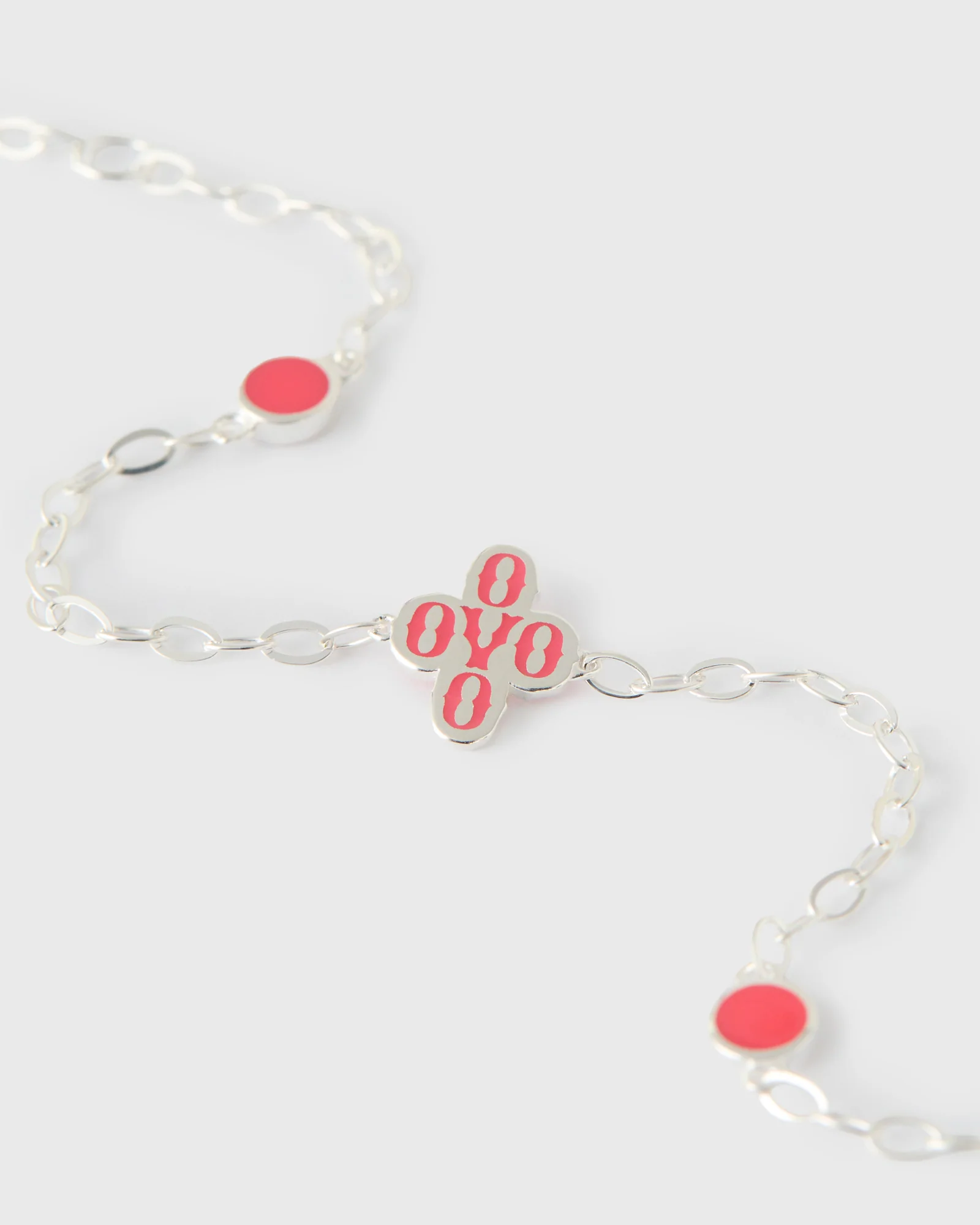 Silver Pom Pom Bracelet - Image 2